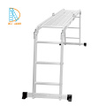 4X5 Aluminium&Steel multipurpose combination step ladder, GS and EN131 approval